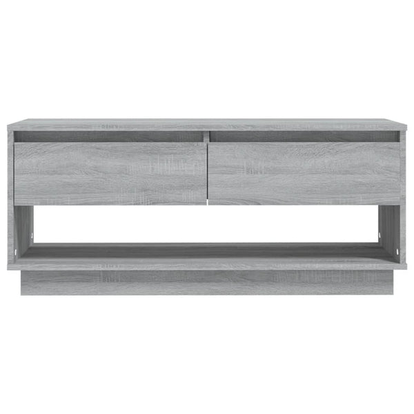 Graues TV-Möbel Retezan 102x41x44cm (Holz)