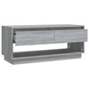 Graues TV-Möbel Retezan 102x41x44cm (Holz)