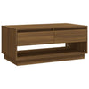 Brauner Couchtisch Gheorghescu 102,5x55x44cm (Eiche, Holz)