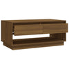 Brauner Couchtisch Gheorghescu 102,5x55x44cm (Eiche, Holz)