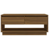 Brauner Couchtisch Gheorghescu 102,5x55x44cm (Eiche, Holz)