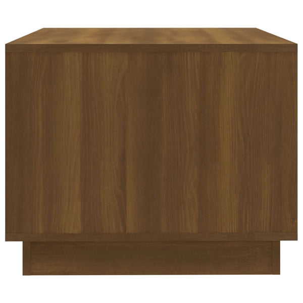 Brauner Couchtisch Gheorghescu 102,5x55x44cm (Eiche, Holz)