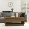 Brauner Couchtisch Gheorghescu 102,5x55x44cm (Eiche, Holz)