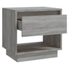 Graue Nachttische Podar 45x34x44cm (2 Stück, Sonoma, Holz)