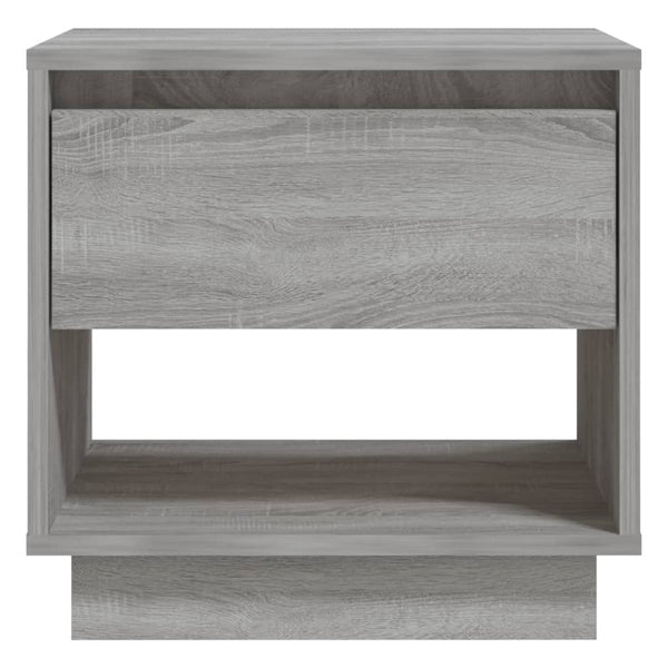 Graue Nachttische Podar 45x34x44cm (2 Stück, Sonoma, Holz)