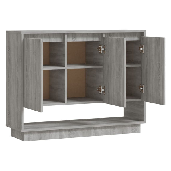 Harmaa senkki Boie 97x31x75cm (puinen)