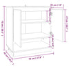 Anrichte Rauch-Eiche Hajnal 70x41x75cm (Holz)