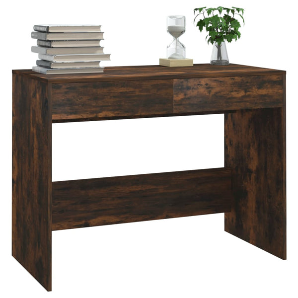 Schreibtisch Claudius 101x50x76,5cm Räuchereiche (Spanplatte)