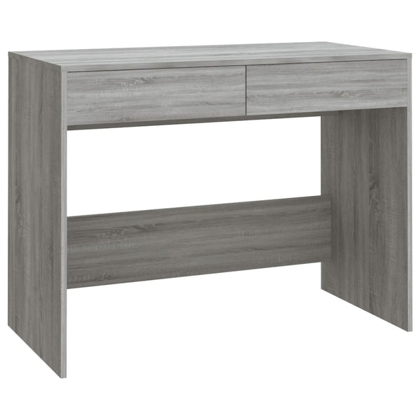 Grauer Schreibtisch Claudius 101x50x76,5cm (Holz)
