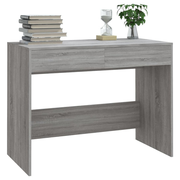 Grauer Schreibtisch Claudius 101x50x76,5cm (Holz)