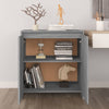 Graues Sideboard Ghertrude 70x41x75cm (Holz)