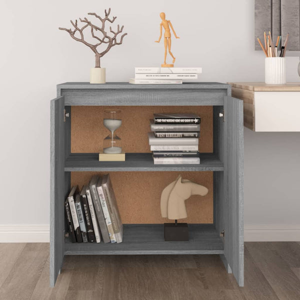 Graues Sideboard Ghertrude 70x41x75cm (Holz)