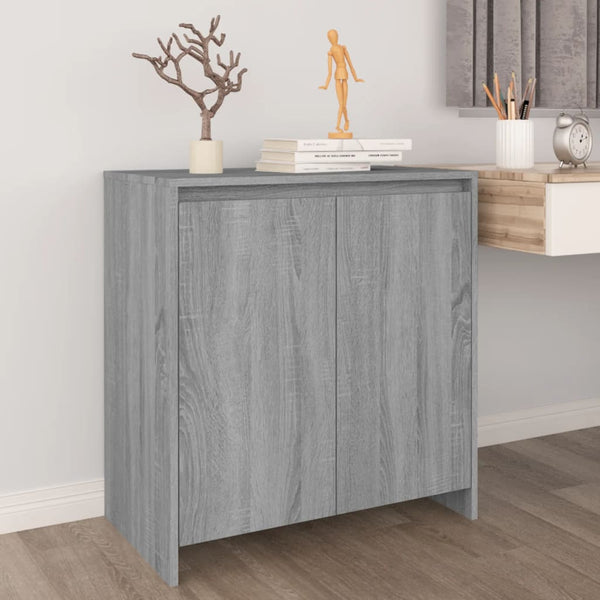 Graues Sideboard Ghertrude 70x41x75cm (Holz)