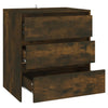 Anrichte Jamel aus geräucherter Eiche 70x41x75cm (Holz)