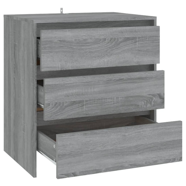 Graues Sideboard Jamel 70x41x75cm (Holz)
