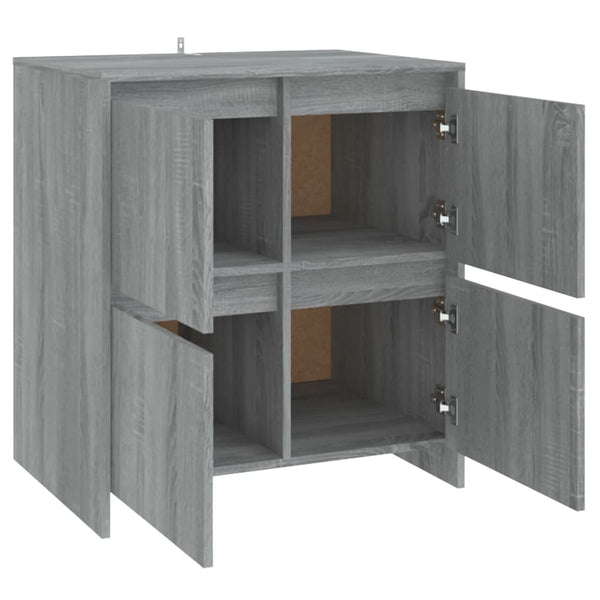 Graues Sideboard Annabelle 70x41x75cm (Holz)
