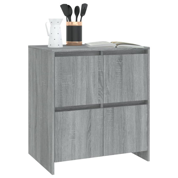 Graues Sideboard Annabelle 70x41x75cm (Holz)