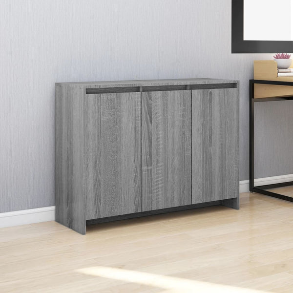 Graues Sideboard Cellus 102x33x75cm (Holz)