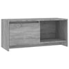 Graues TV-Möbel Iftenie 90x35x40cm (Holz)