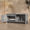 Graues TV-Möbel Iftenie 90x35x40cm (Holz)