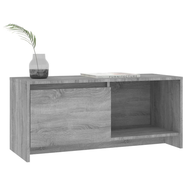Graues TV-Möbel Iftenie 90x35x40cm (Holz)