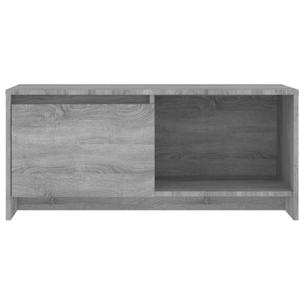 Graues TV-Möbel Iftenie 90x35x40cm (Holz)