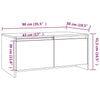 Couchtisch Savutammi Sofronia 90x50x41,5cm (Holz)