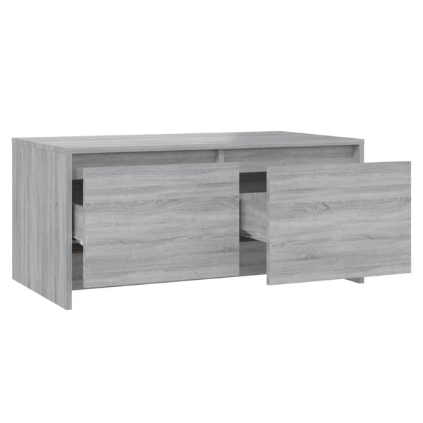 Harmaa sohvapöytä Sofronia 90x50x41,5cm (puinen)