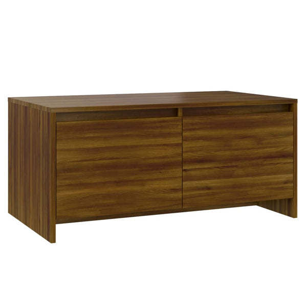Ruskea sohvapöytä Sofronia 90x50x41,5cm (puinen)