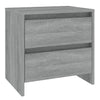 Graue Nachttische Vivisor 45x34,5x44,5cm (2 Stück Spanplatte)
