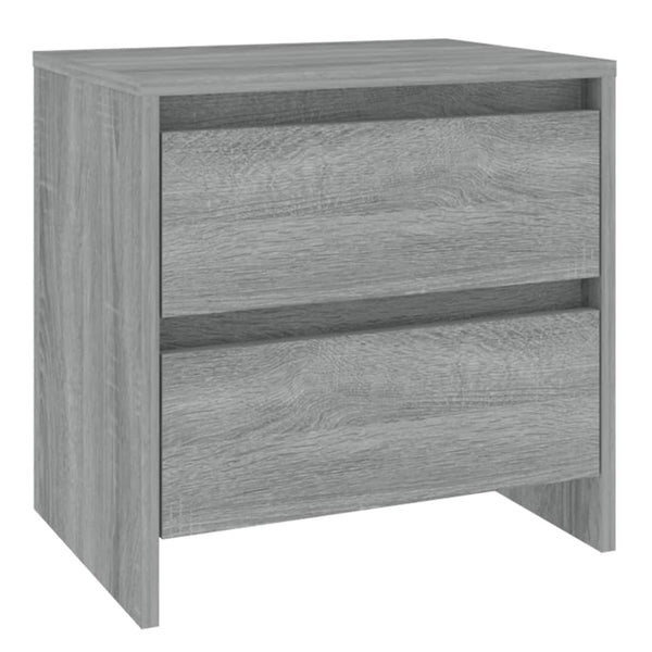 Graue Nachttische Vivisor 45x34,5x44,5cm (2 Stück Spanplatte)