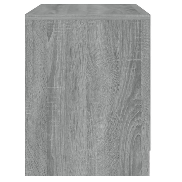 Graue Nachttische Vivisor 45x34,5x44,5cm (2 Stück Spanplatte)