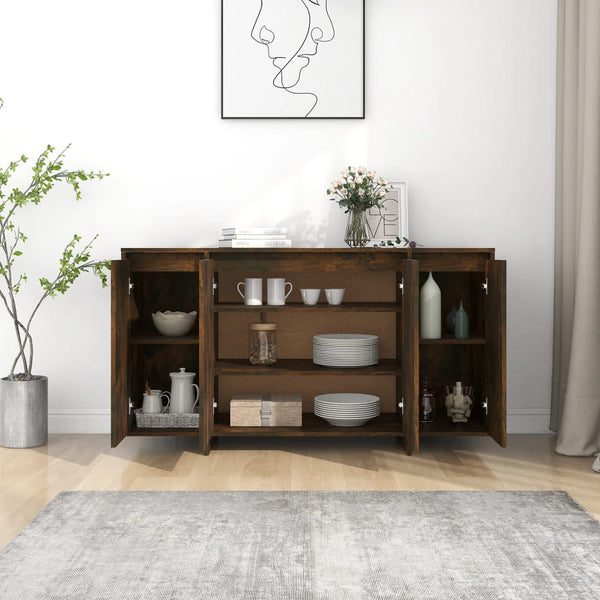 Räuchereichen-Anrichte Gere 135x41x75cm (Holz)