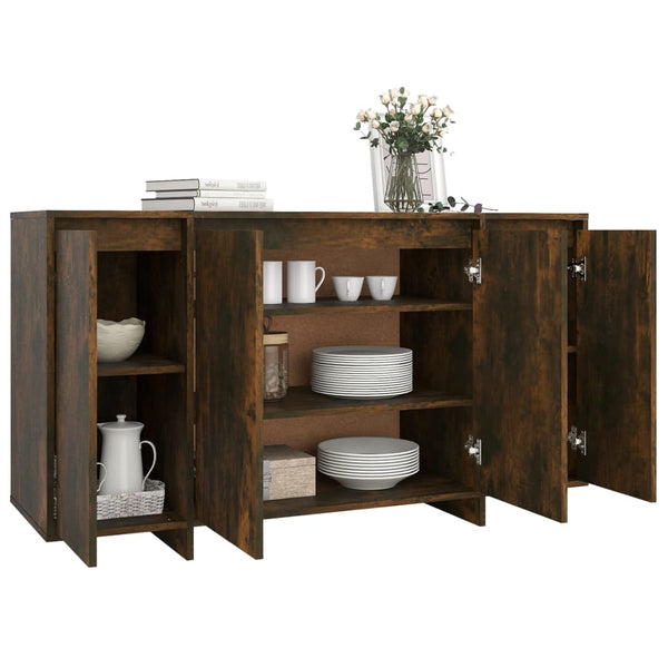 Räuchereichen-Anrichte Gere 135x41x75cm (Holz)