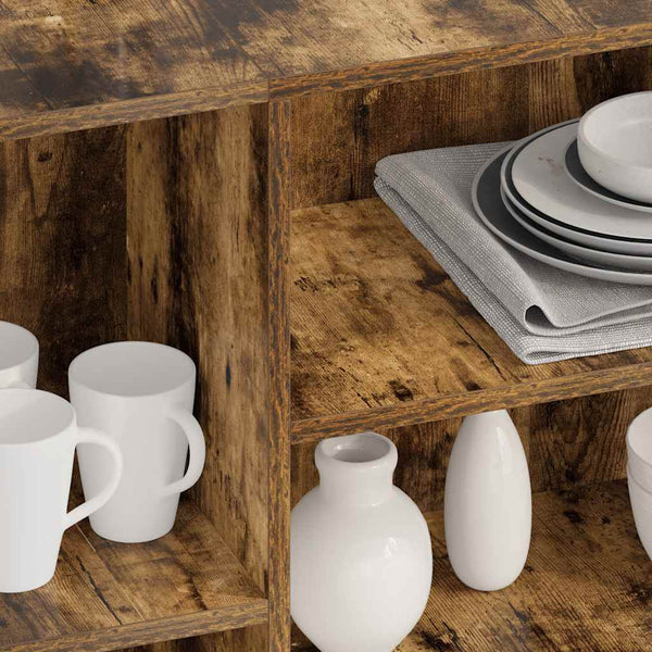 Sideboard Stroici aus geräucherter Eiche 120x30x75cm (Holz)