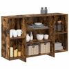 Sideboard Stroici aus geräucherter Eiche 120x30x75cm (Holz)