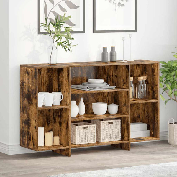 Sideboard Stroici aus geräucherter Eiche 120x30x75cm (Holz)