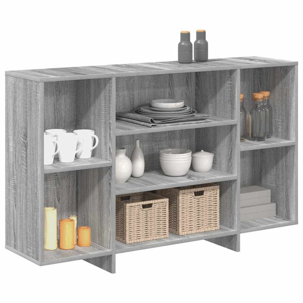 Graues Sideboard Stroici 120x30x75cm (Holz)