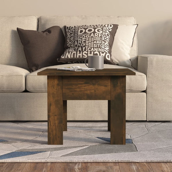 Couchtisch Josephinne, Räuchereiche, 55x55x42cm (Spanplatte)