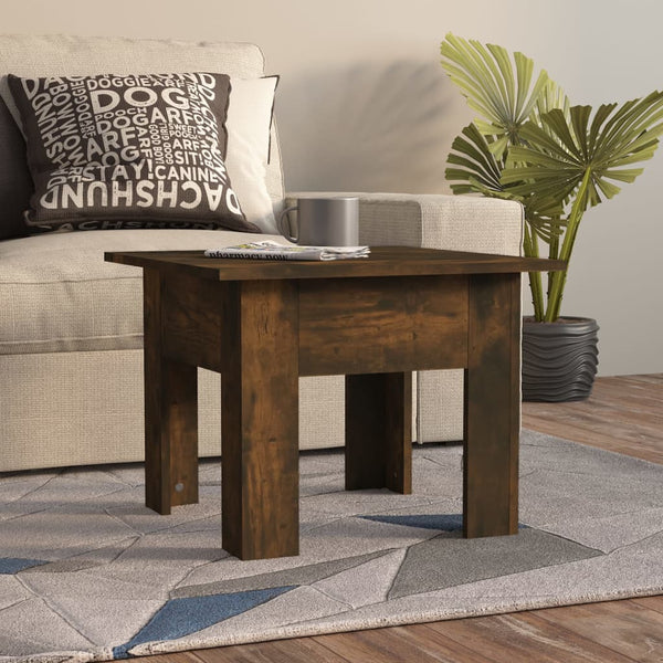 Couchtisch Josephinne, Räuchereiche, 55x55x42cm (Spanplatte)