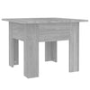 Grauer Couchtisch Josephinne 55x55x42cm (Spanplatte)