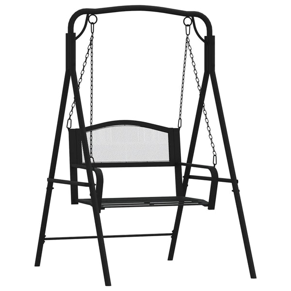 Musta keinupenkki Severin 124cm (teräs)