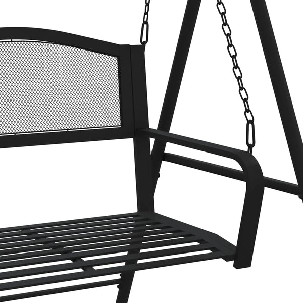 Musta keinupenkki Severin 124cm (teräs)