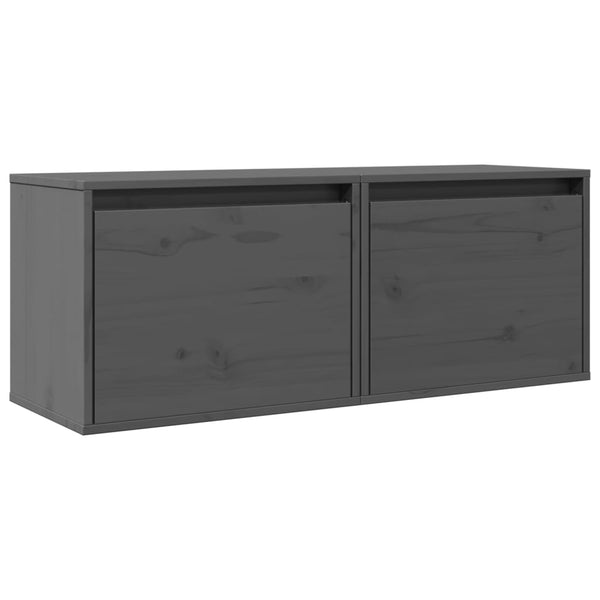Harmaa seinäkaapit Persec 45x30x35cm (2 kpl mänty)