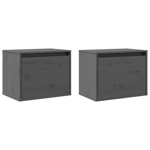 Harmaa seinäkaapit Persec 45x30x35cm (2 kpl mänty)