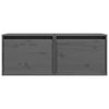 Harmaa seinäkaapit Persec 45x30x35cm (2 kpl mänty)