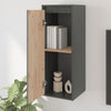 Grauer Wandschrank Zbercea 30x30x80cm (Kiefer)