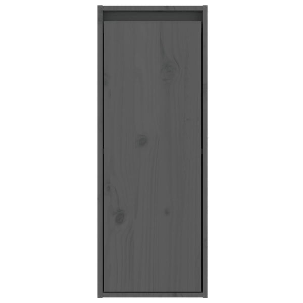 Grauer Wandschrank Zbercea 30x30x80cm (Kiefer)