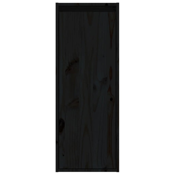 Wandschränke Zbercea 30x30x80cm (2 St., Kiefer), schwarz