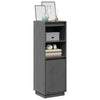 Grauer Schrank Dezzie 37x34x110cm (Kiefer)